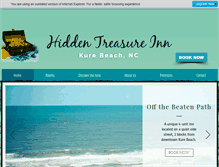 Tablet Screenshot of hiddentreasureinn.com
